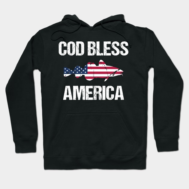 Cod Bless America Cod Fish Hoodie by Shirts That Bangs